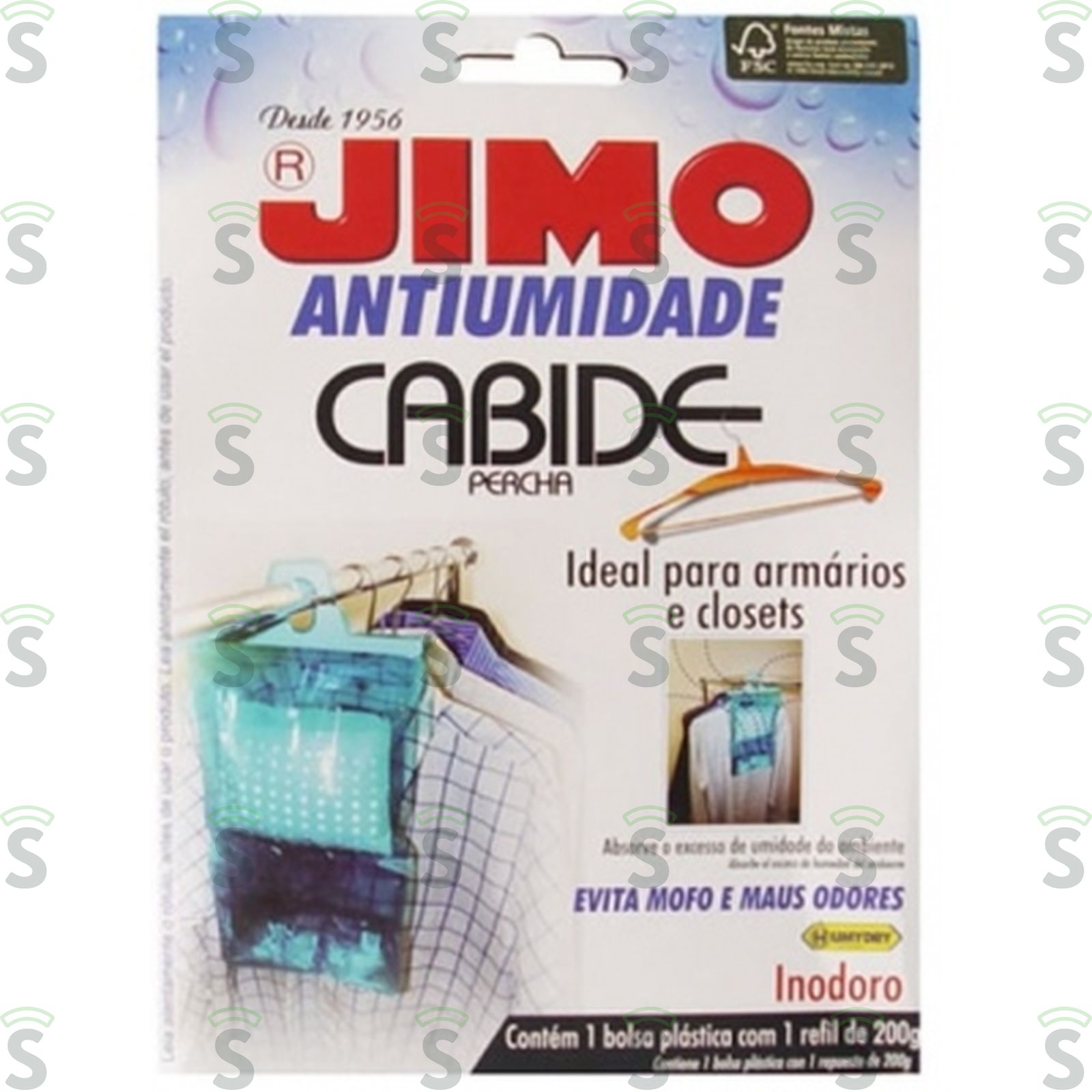 Jimo-antiumidade cabide 250g