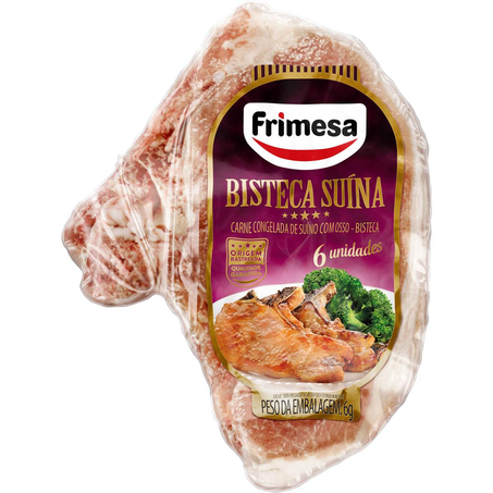 Bisteca Suína Frimesa Fatiada - Congelada Kg
