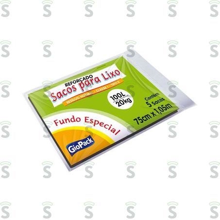  Giopack-sacos Lixo 100l Reforcado