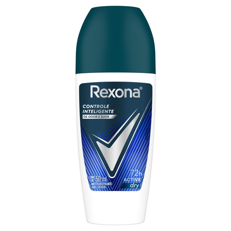 Desodorante Roll-on Rexona 50ml - Masculino - Active