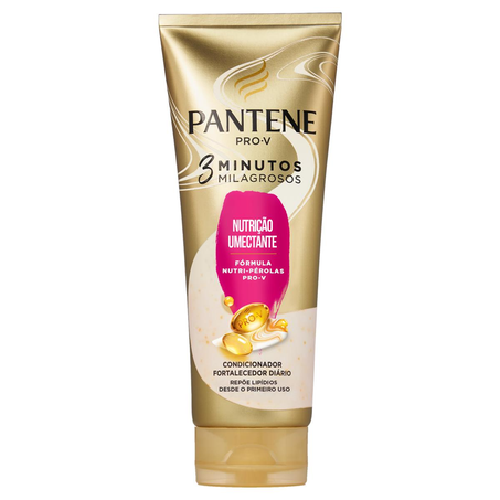 Creme de Tratamento Pantene 170ml - 3 Minutos Milagrosos - Liso Extremo