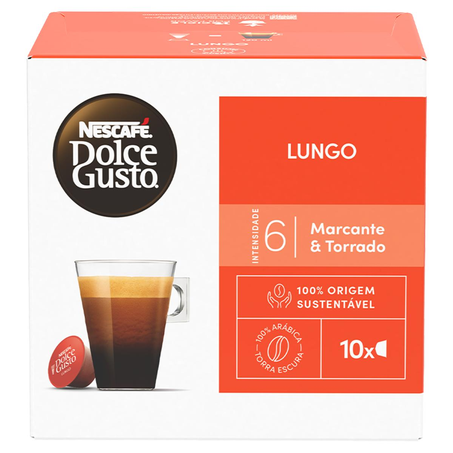 Cápsula Dolce Gusto 70g - Lungo - 10 Cápsulas