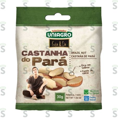  Castanha Do Pará Uniagro Embalagem 30g