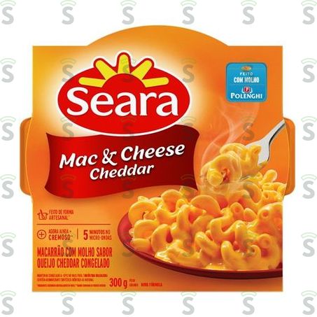  Macarrão And Cheese Seara Cheddar 300g