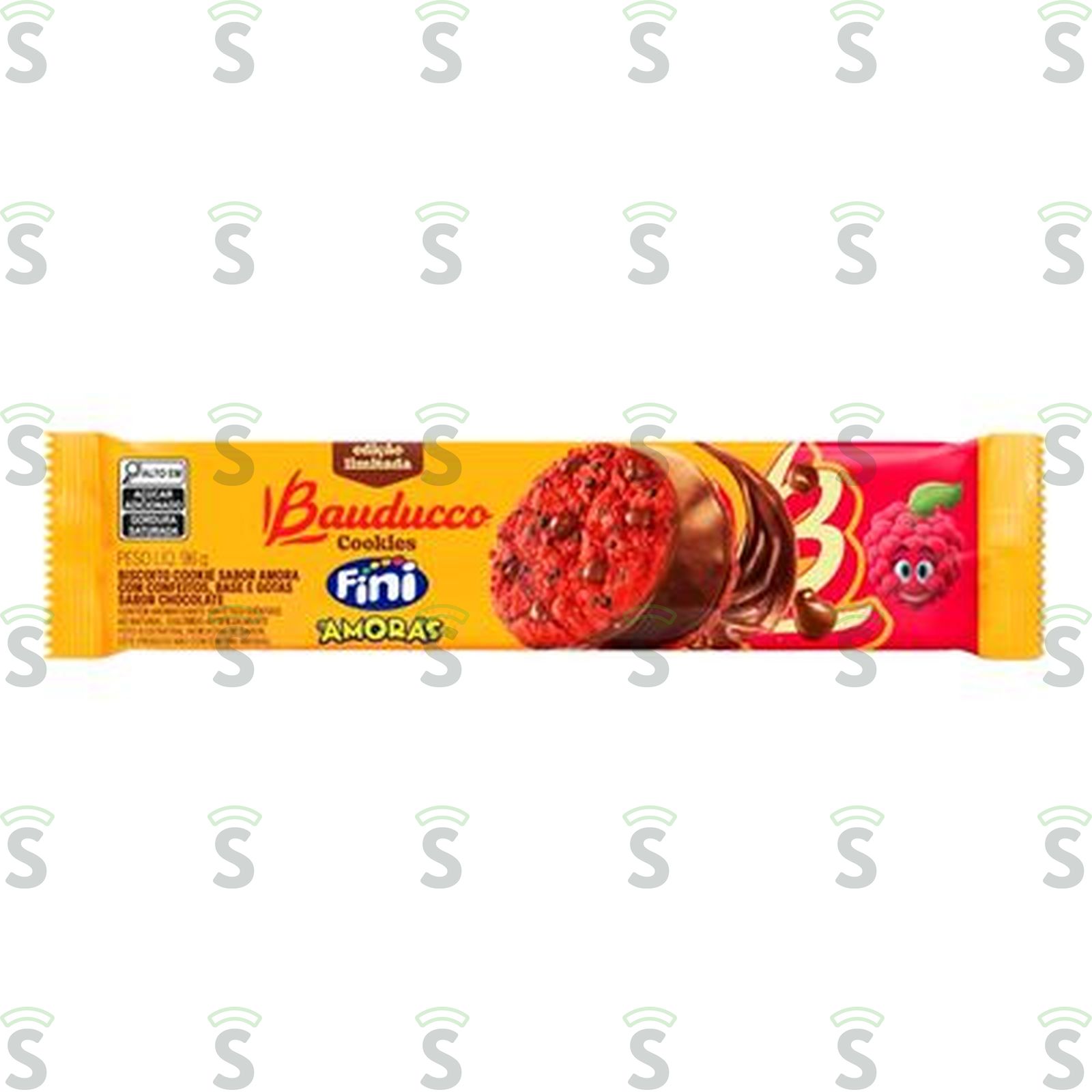 Biscoito Cookie Bauducco Fini Amoras Pacote 96gr