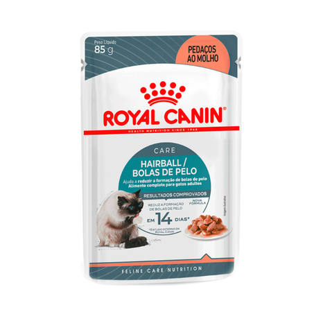 Sache Ração Úmida Royal Canin Bolas de Pelo Gatos Adultos 85 g