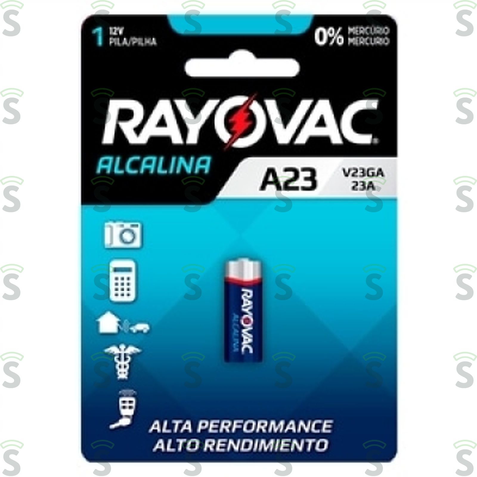 Pilha Rayovac Eletrica Alcalina V23ga Embalagem 2UN