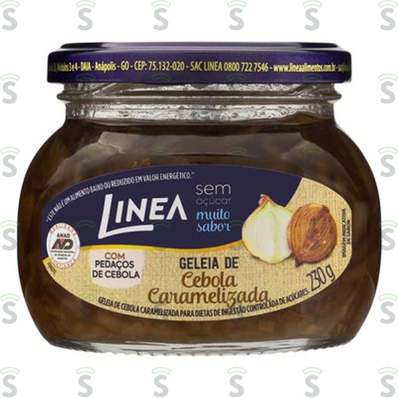 Geleia Cebola Caramelizada Zero Açúcar Linea Vidro 230G