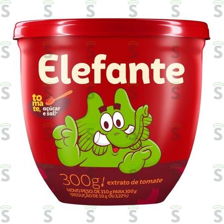  Extrato de Tomate Elefante Pote 300gr