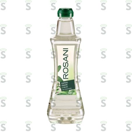  Vinagre Com Sálvia Rosani Embalagem 500ml