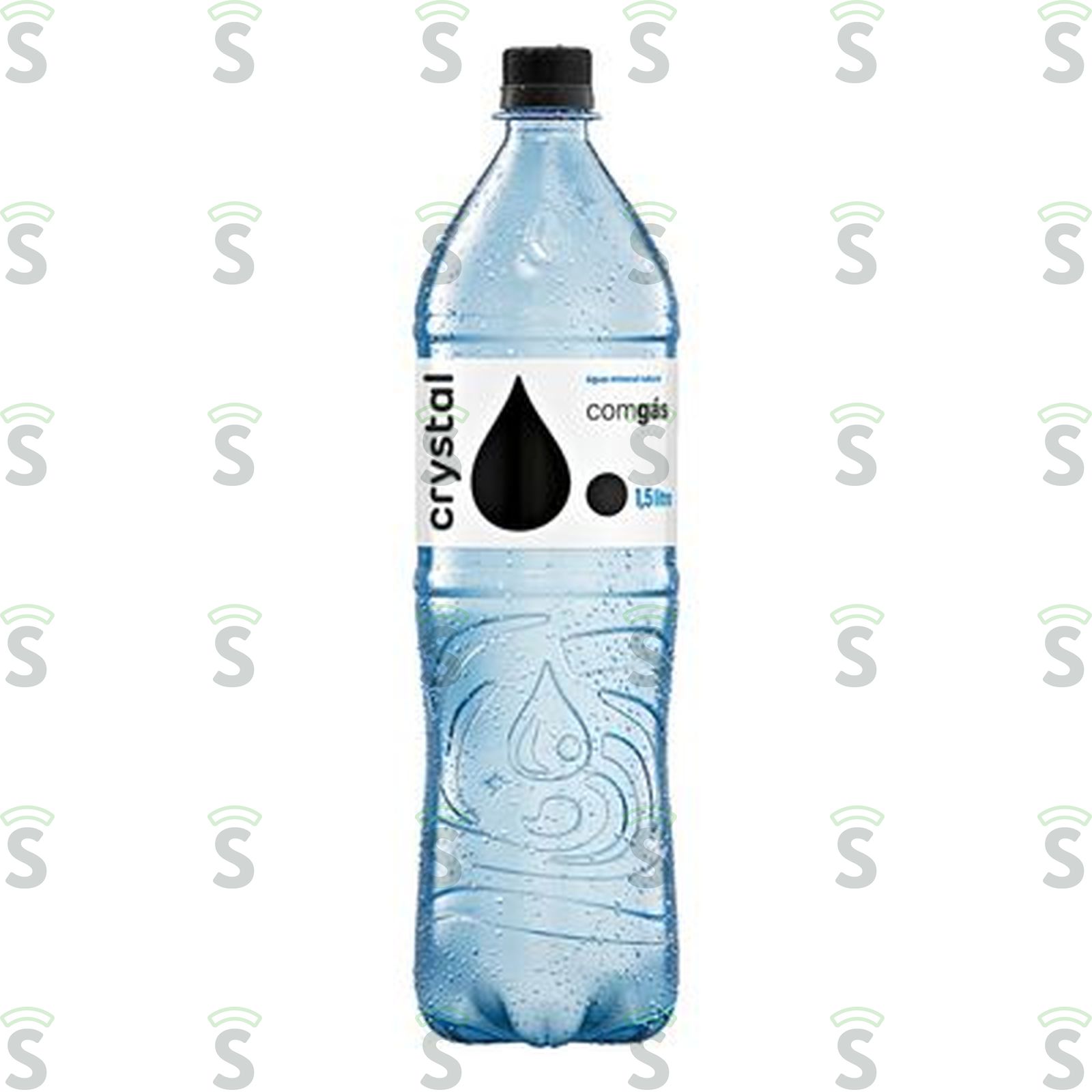 Água Mineral Crystal Natural Com Gás Garrafa 1.5lt