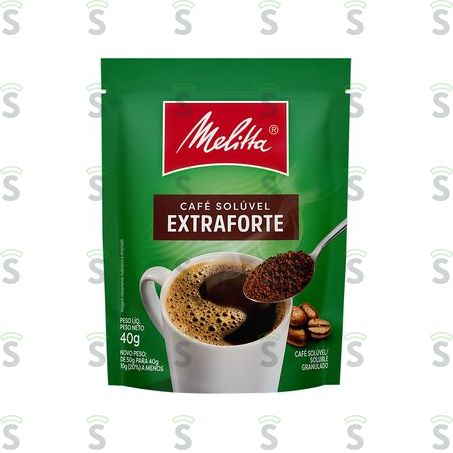  Café Solúvel Granulado Extraforte Melitta Sachê 40g
