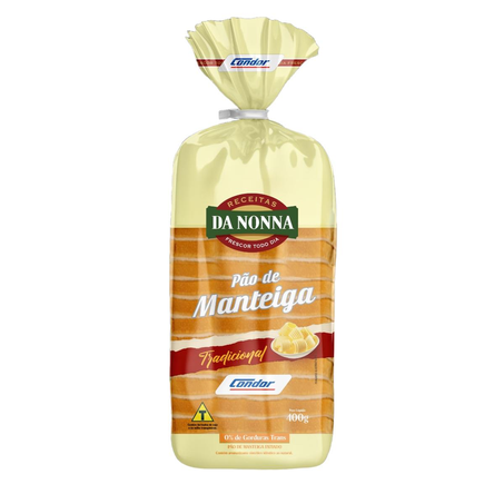 Pão de Forma Da Nonna 400g - Manteiga