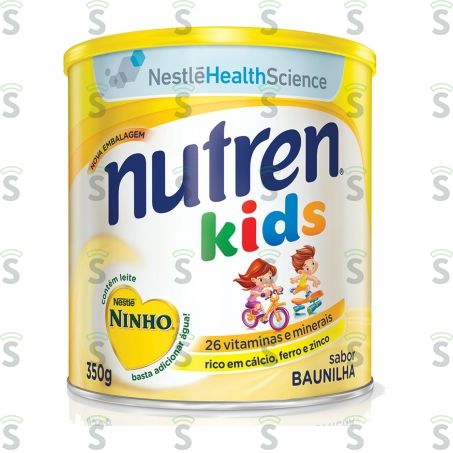  Pó Para Preparo de Bebida Nestlé Nutren Junior Baunilha Lata 350gr