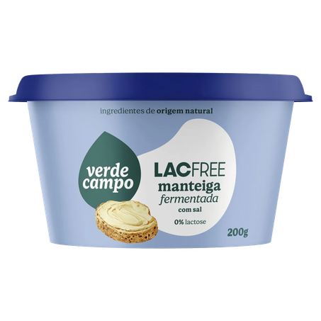 Manteiga Verde Campo Lac Free 200g
