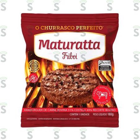  Hamb Maturatta Friboi 180g Costela