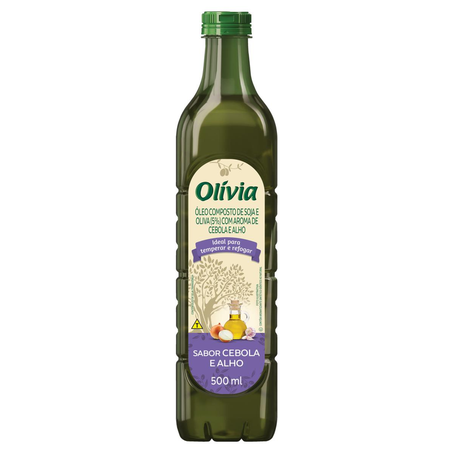 Óleo Composto Olívia 500ml - Cebola e Alho - Pet