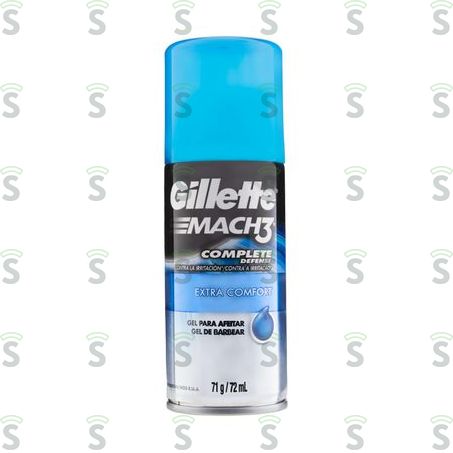  Creme de Barbear Gillette Mach3 Extra Comfort Embalagem 71g