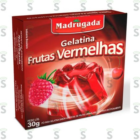  Gelatina Madrugada Frutas Vermelhas 30g