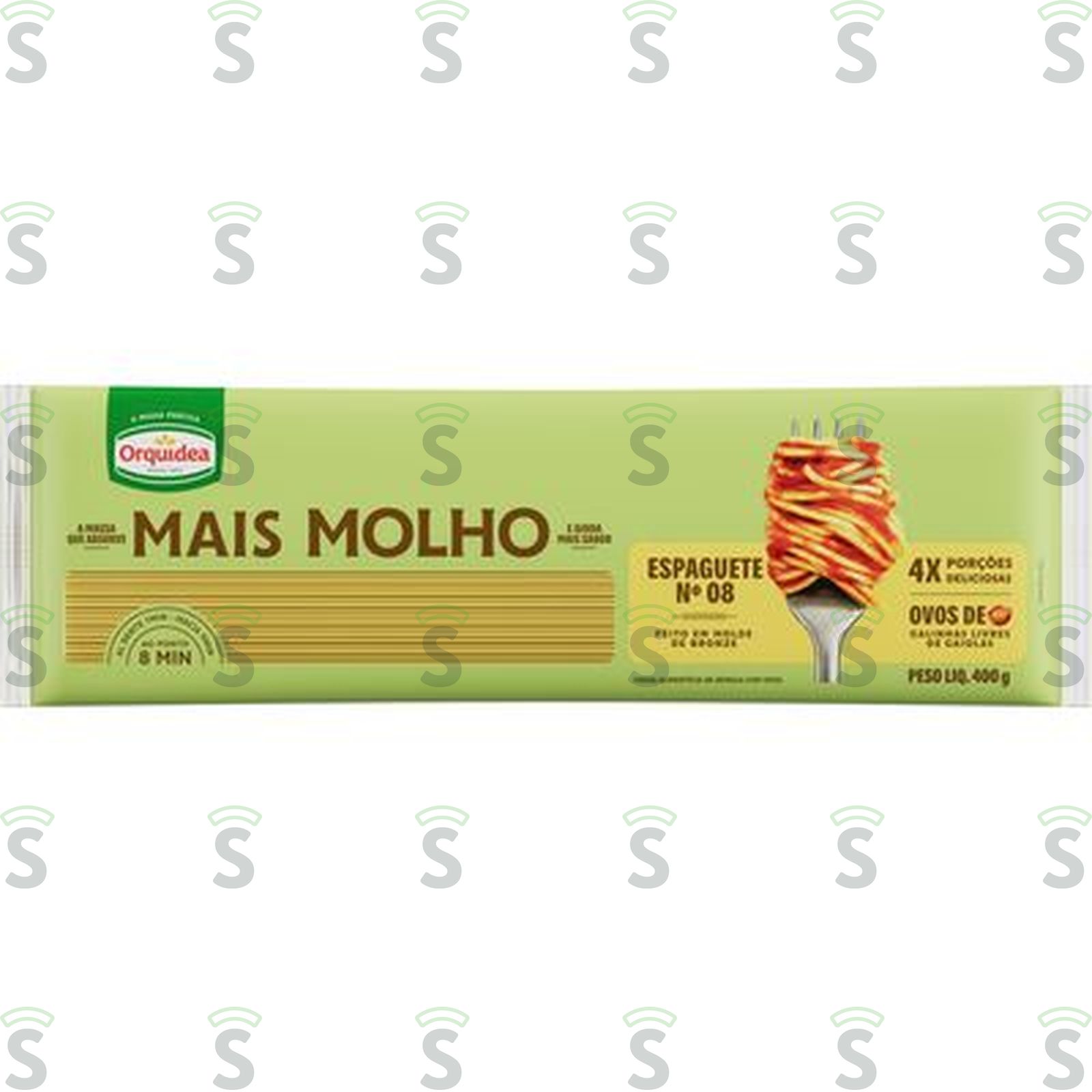 MASSA ORQUIDEA 400G ESPAGUETE MAIS MOLHO