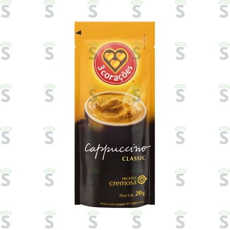  3 Coracoes-cappuccino 20g Classic