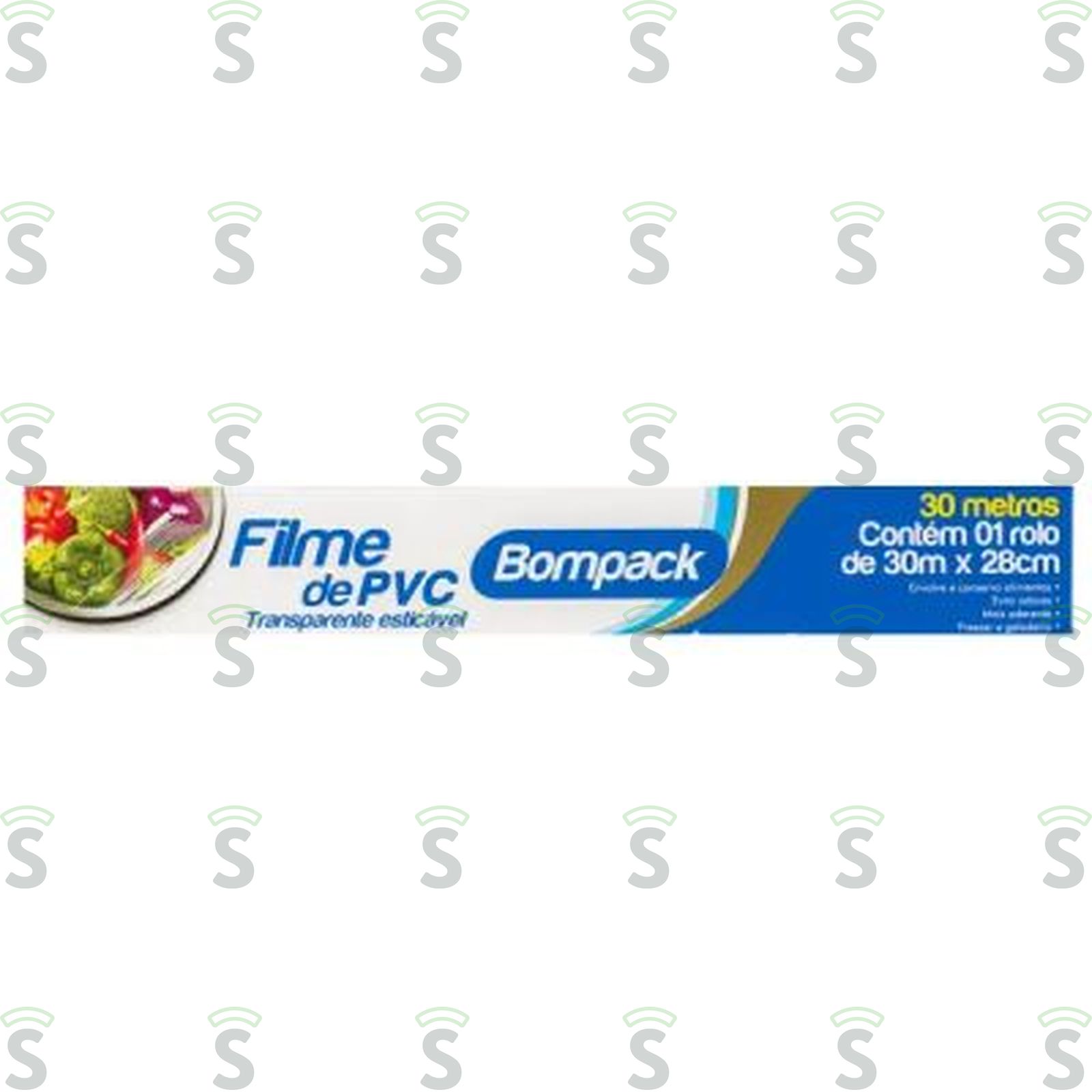 Filme Pvc Bompack Transparente 15mx28cm Embalagem 1un
