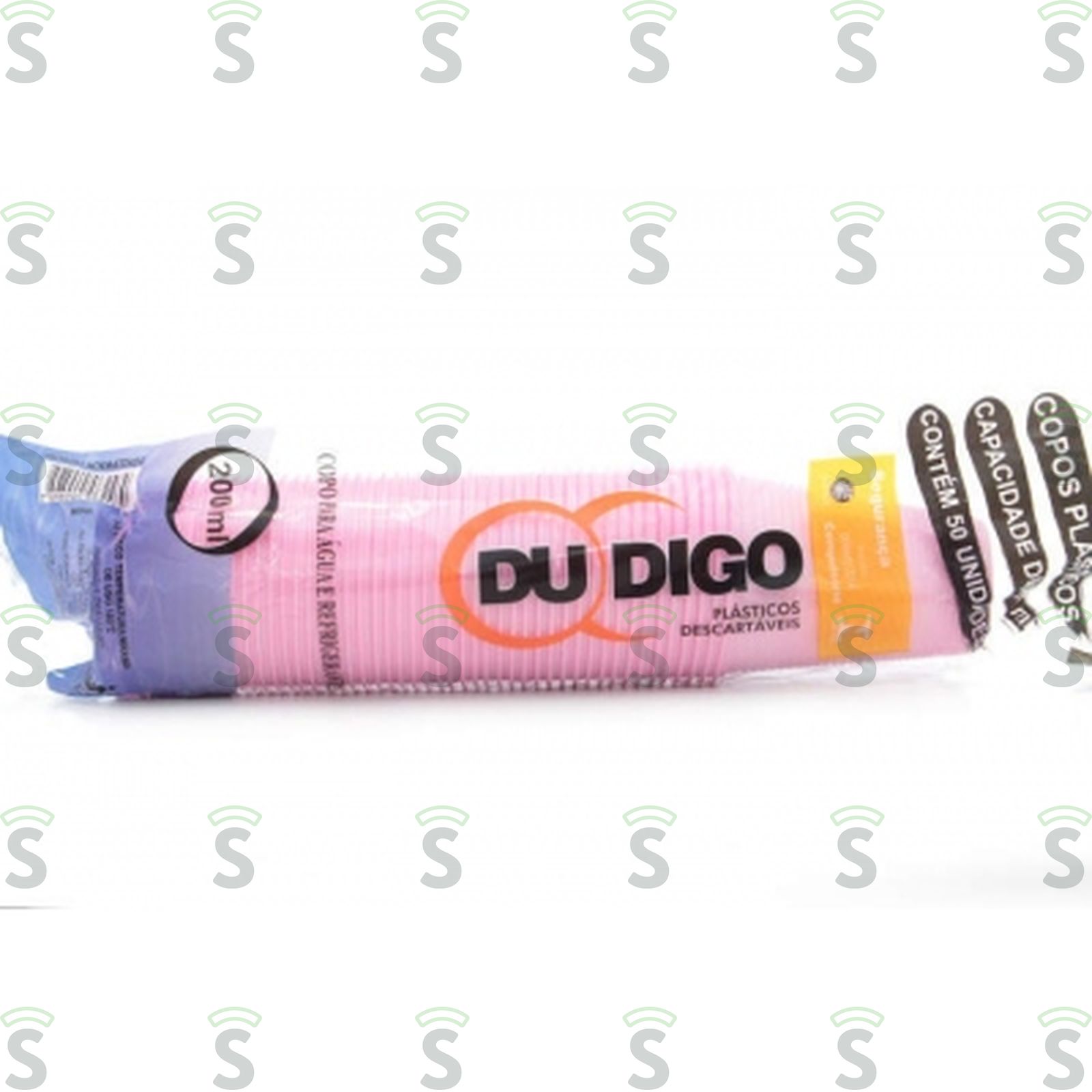 Copo Du Digo Desc Rosa C/50 Un 200ML