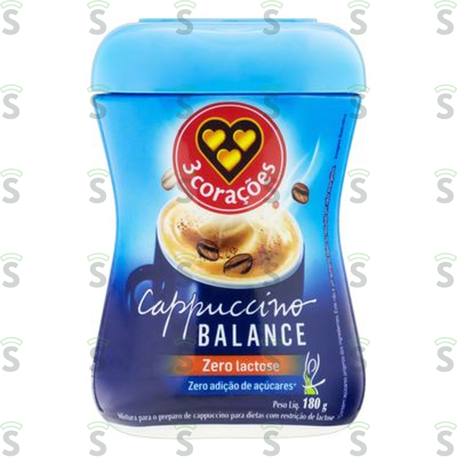 Cappuccino 3 Corações Balance Zero Lactose 180G