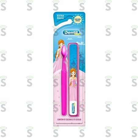  Esc Den Dentil Kids Estojo Menina