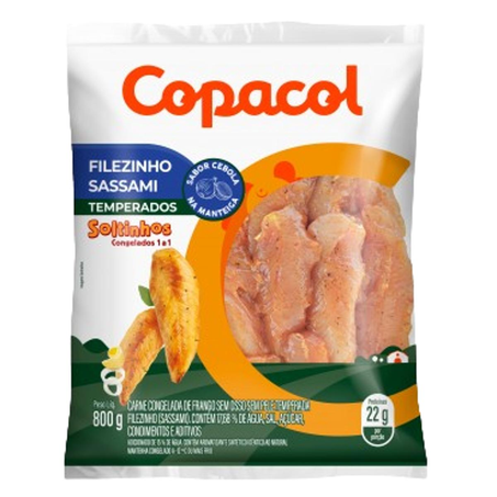 Filezinho Sassami Copacol 800g - Congelado - Temperado
