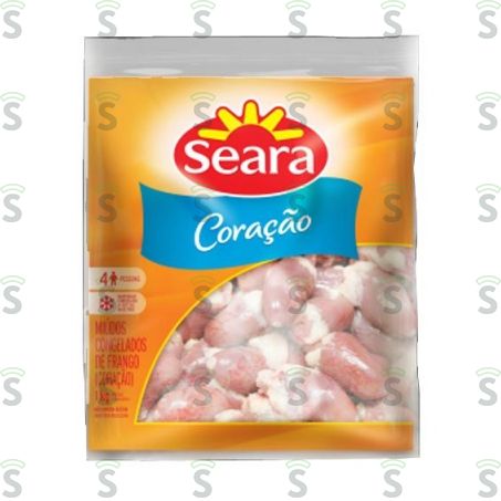  Miudos de Frango Seara Coração Embalagem 1kg