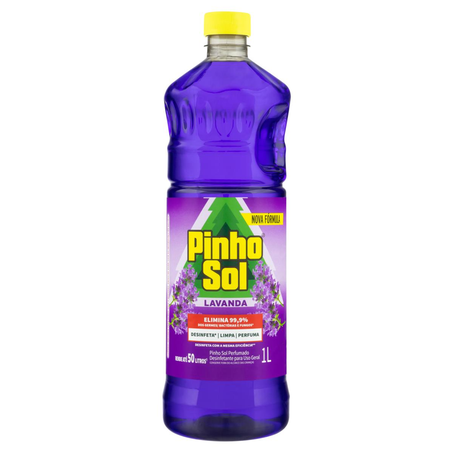 Desinfetante Pinho Sol 1 Litro - Lavanda