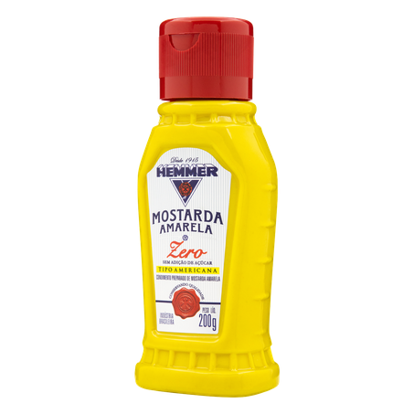 Mostarda Hemmer Amarela Zero Bisnaga 200g 
  360-2