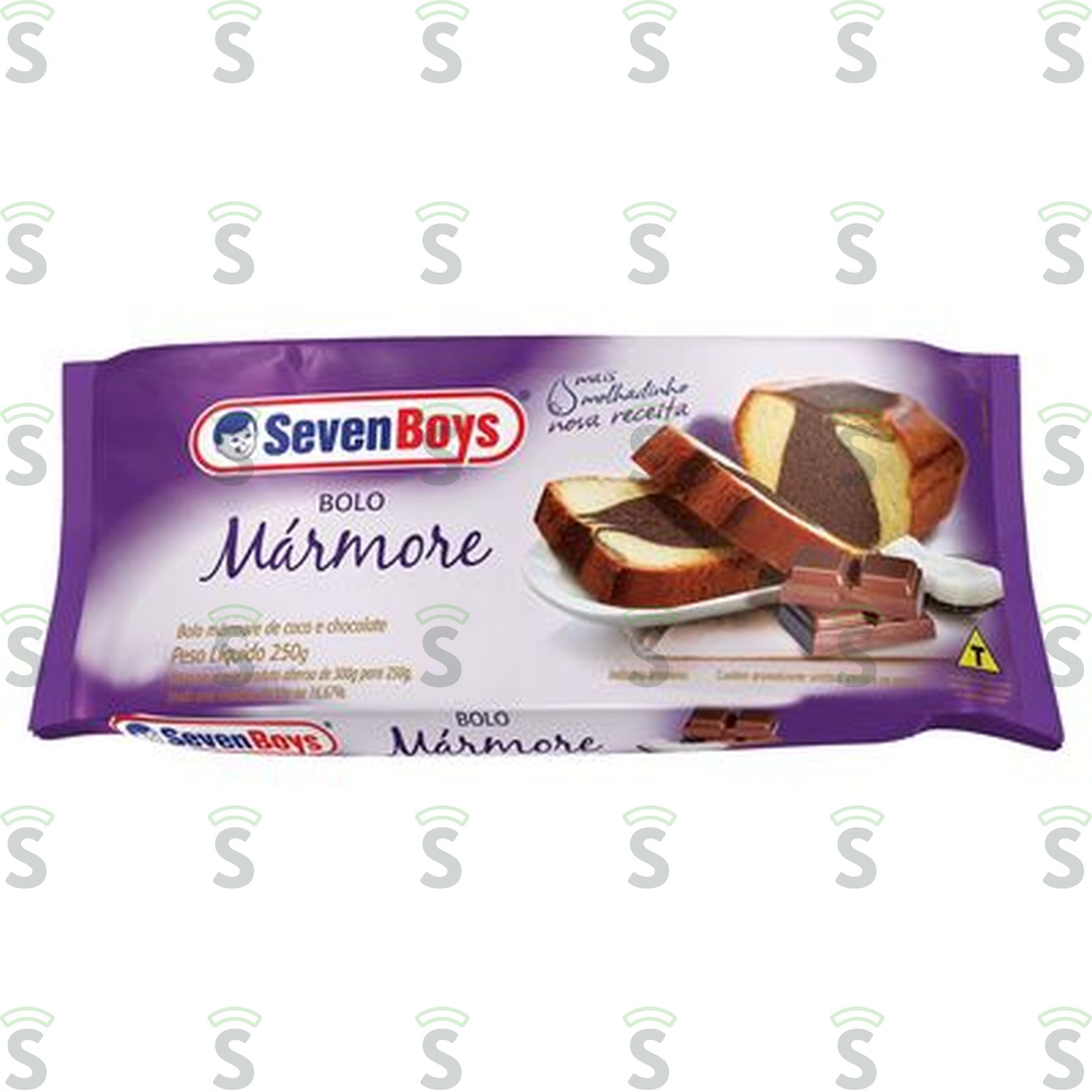 Bolo Seven Boys Mármore 250G