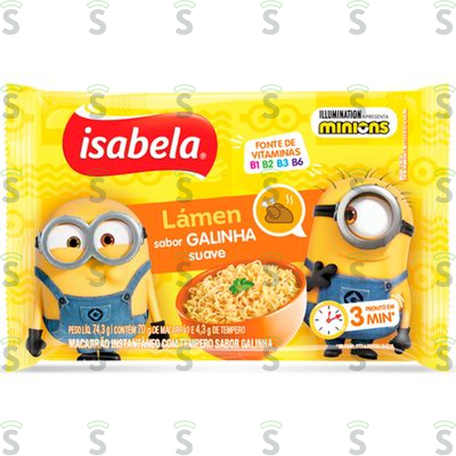 Macarrao isabela kids galinha suav 74,3g