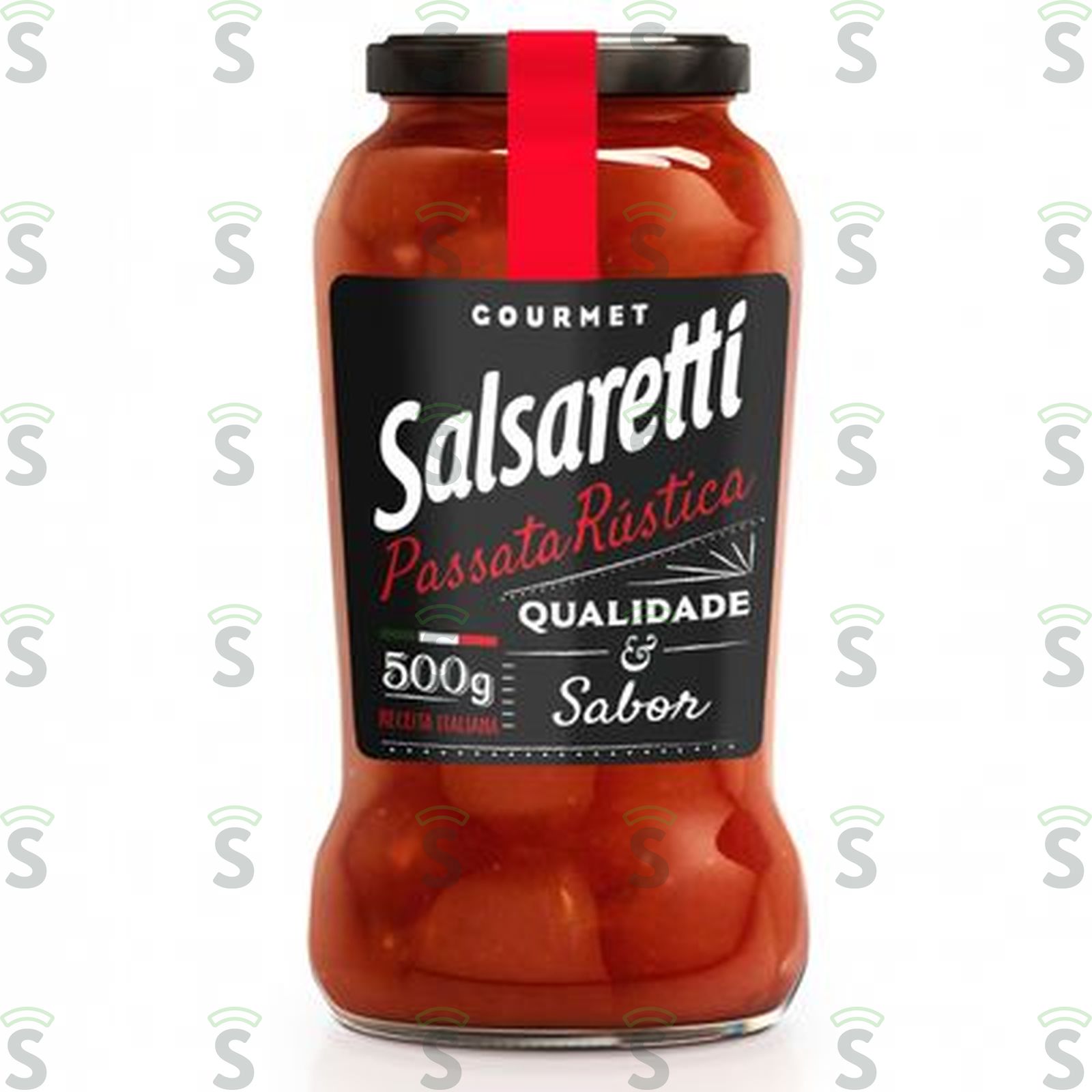 Molho de Tomate Salsaretti Passata Rústica Pote de Vidro 500gr