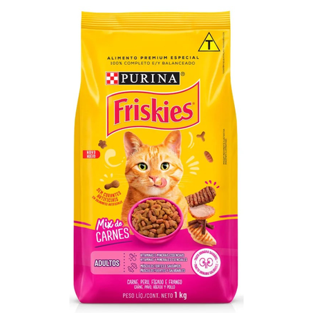 ALIMENTO PARA GATOS FRISKIES CARNE 850G