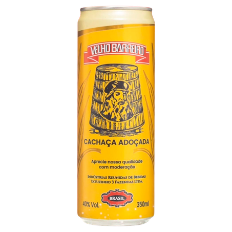 CACHACA VELHO BARREIRO LATA 350ML