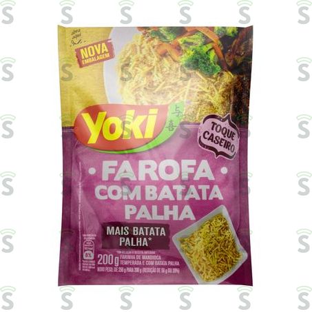  Farofa Yoki Com Batata Palha 200g