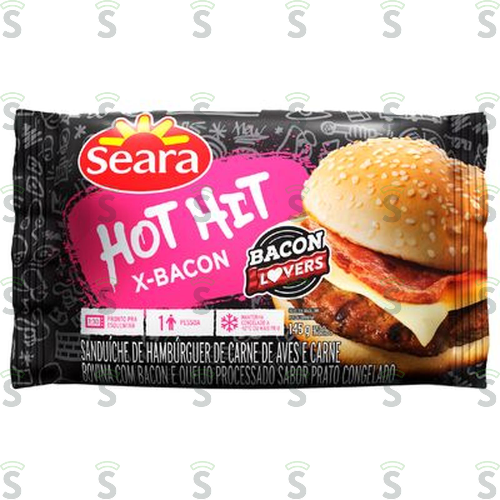 Sanduíche Seara Hot Hit X-bacon 145G