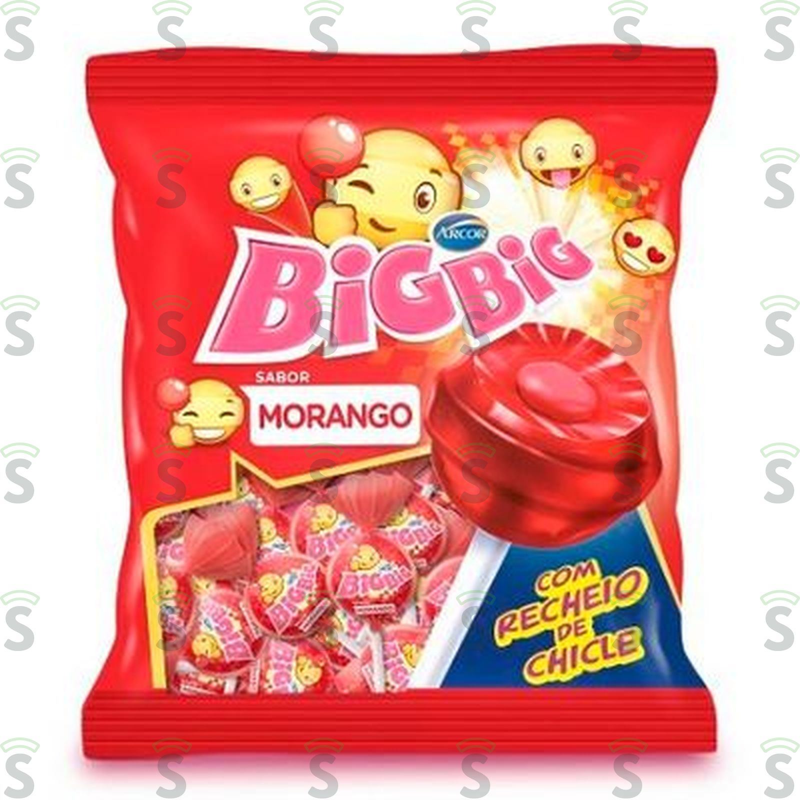 PIRULITO ARCOR 500G MORANGO BIG BIG