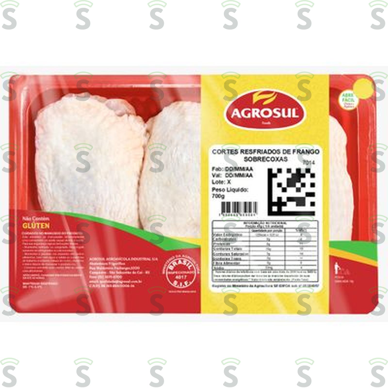 SOBRECOXA AGROSUL 700GR