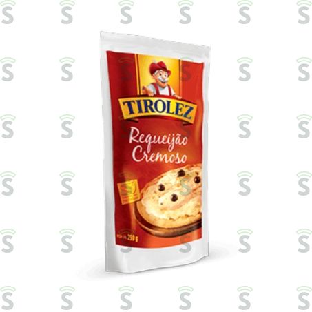  Requeijão Tirolez Cremoso Bisnaga 250g