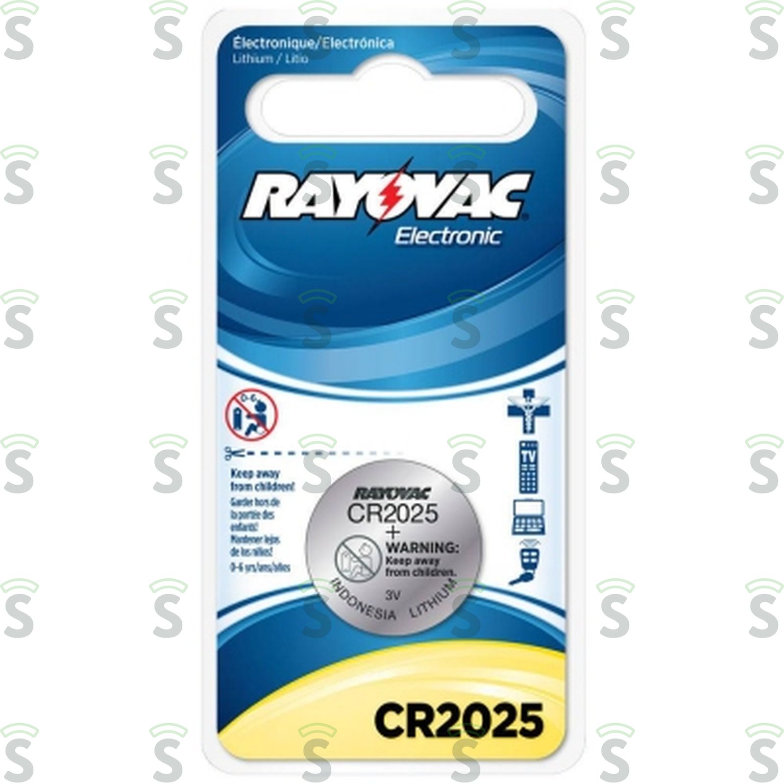 Pilha Rayovac Eletronic Cr2025 Embalagem 1UN