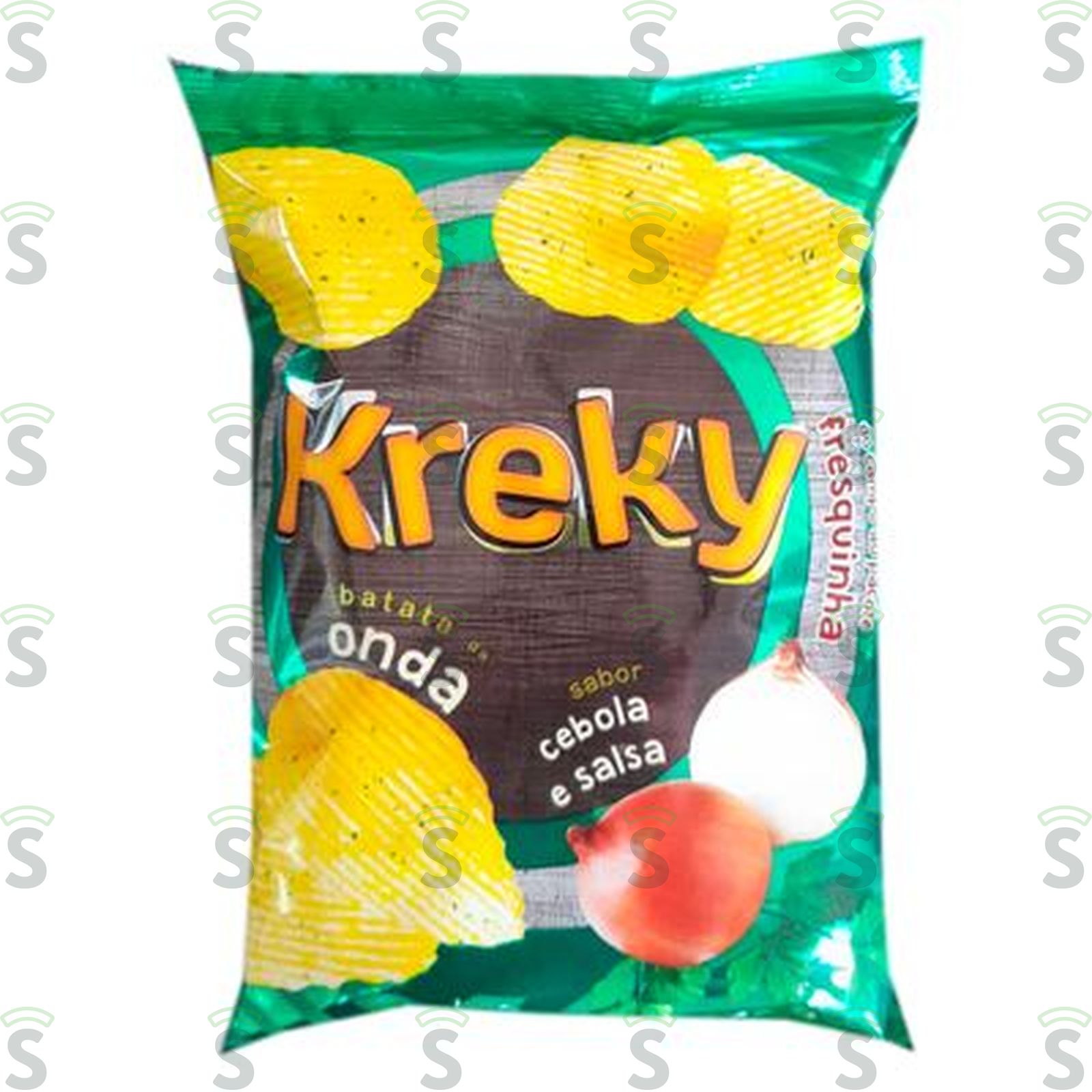 Kreky-batata ondulada 40g cebola salsa
