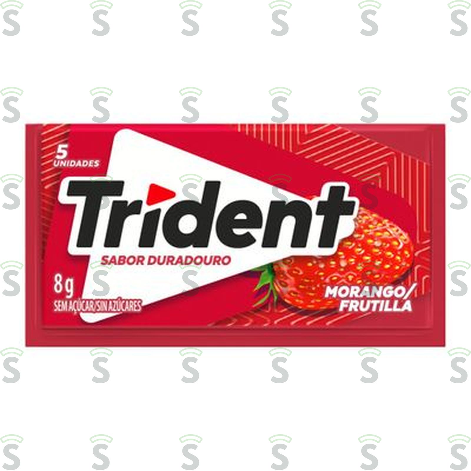 Trident-goma mascar 8g morango
