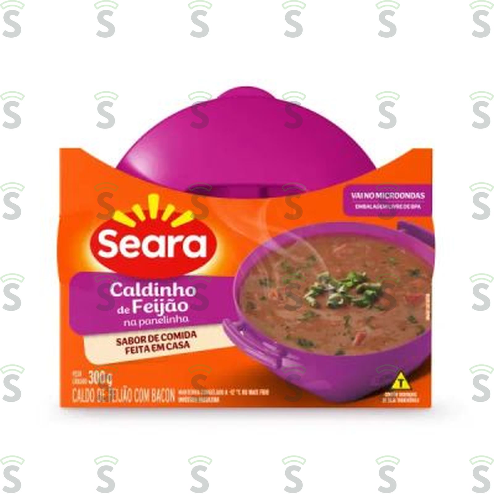 CALDO FEIJAO C/BACON SEARA 300G CONG