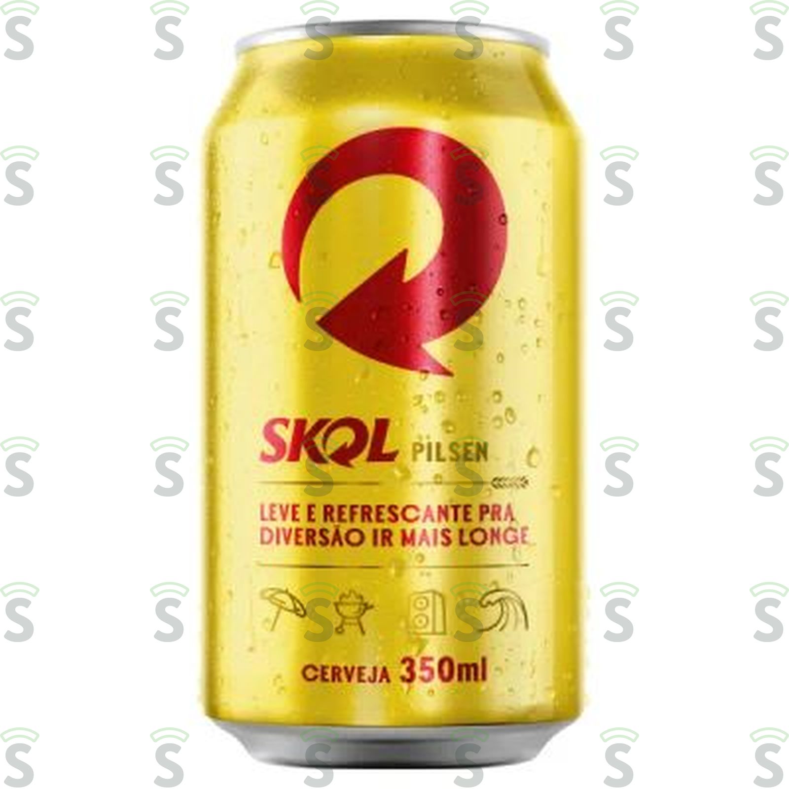 Cerveja Pilsen Skol Lata 350ml
