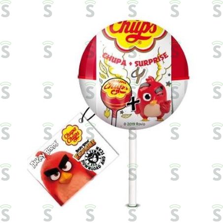  Pirulito Chupa Chups Angry Birds Surprise 12g