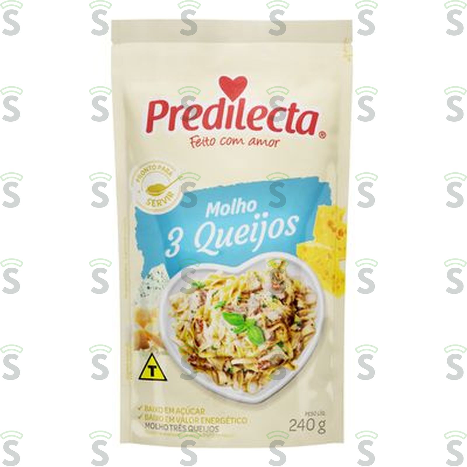 Predilecta-molho 3 queijos 240g sache